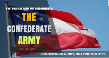 The Confederate Army's Political Affiliation: A Predominant Party Analysis