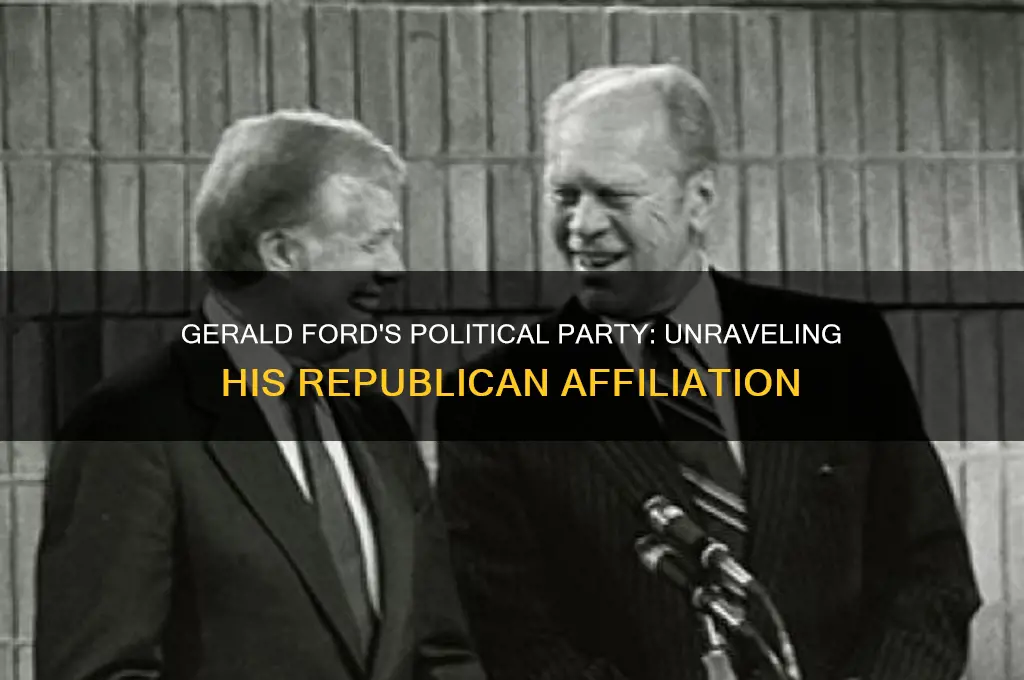 what political party was president gerald ford