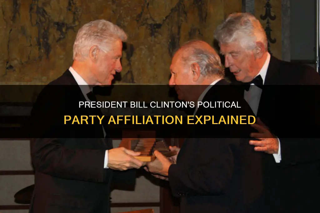 what political party was president william john clinton