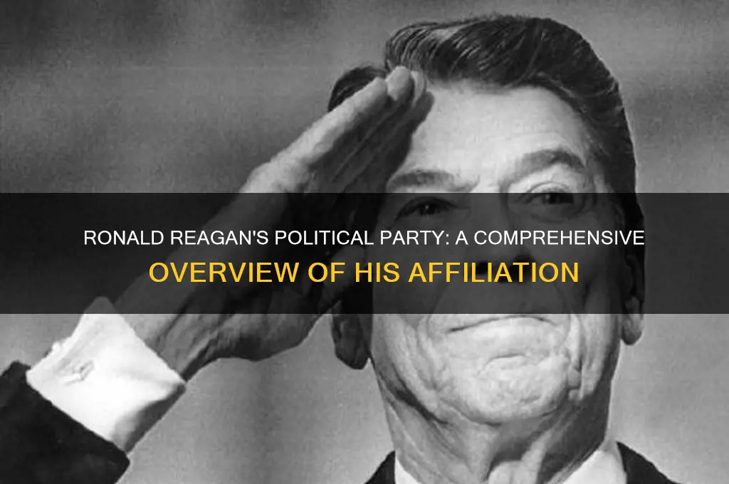 what political party was regan
