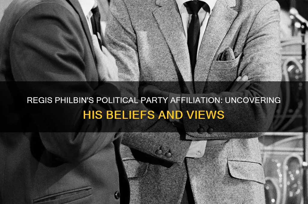 what political party was regis philbin