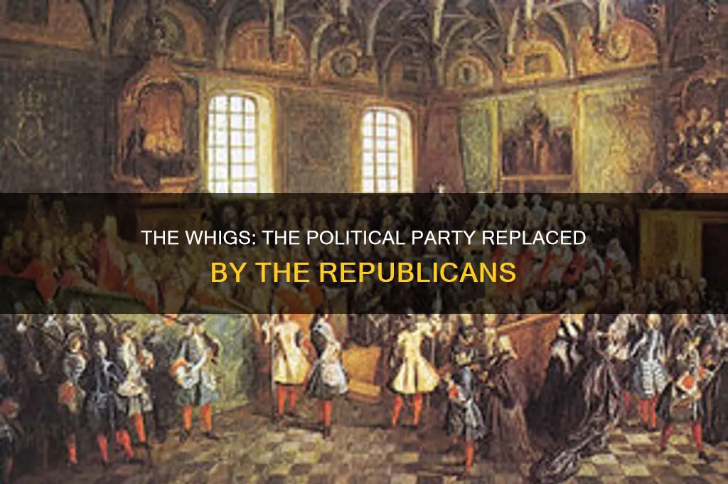 what political party was replaced by the republicans