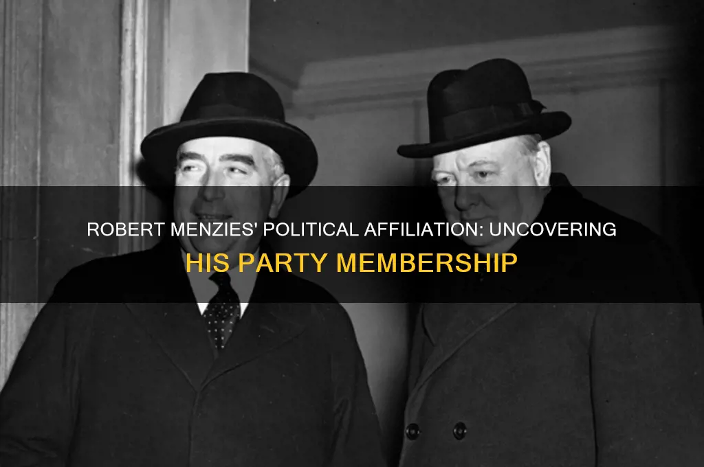what political party was robert menzies in