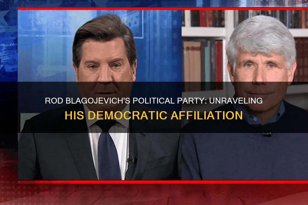 what political party was rod blagojevich
