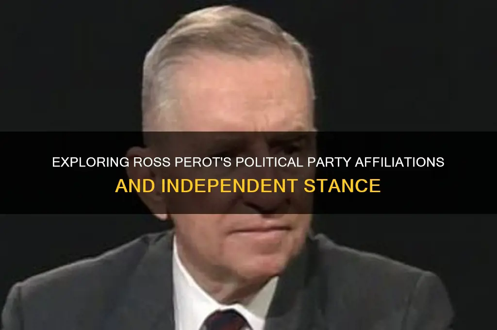what political party was roos perot a member