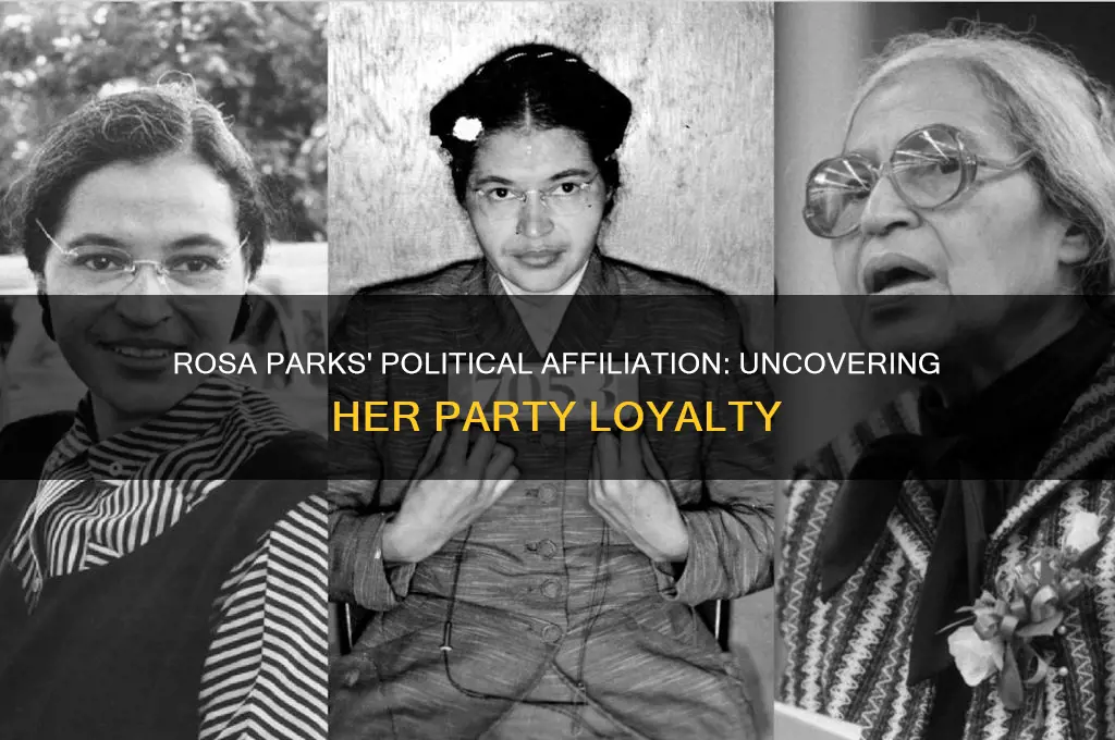 what political party was rosa parks