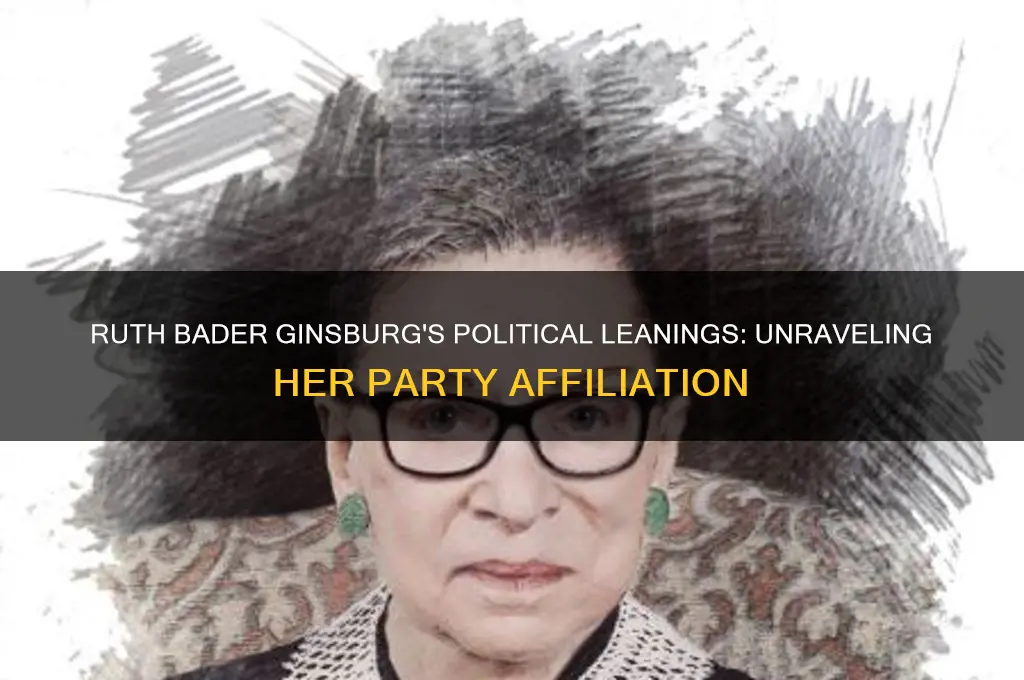 what political party was ruth bader ginsburg associated with