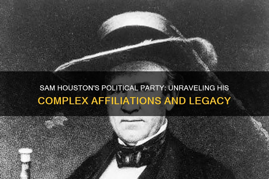 what political party was sam houston