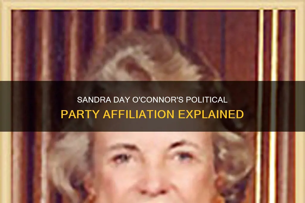 what political party was sandra day o