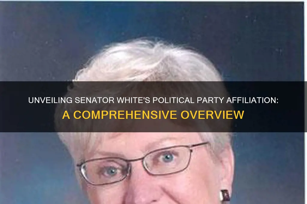 what political party was senator white