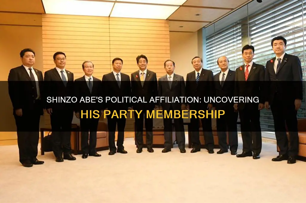 what political party was shinzo abe