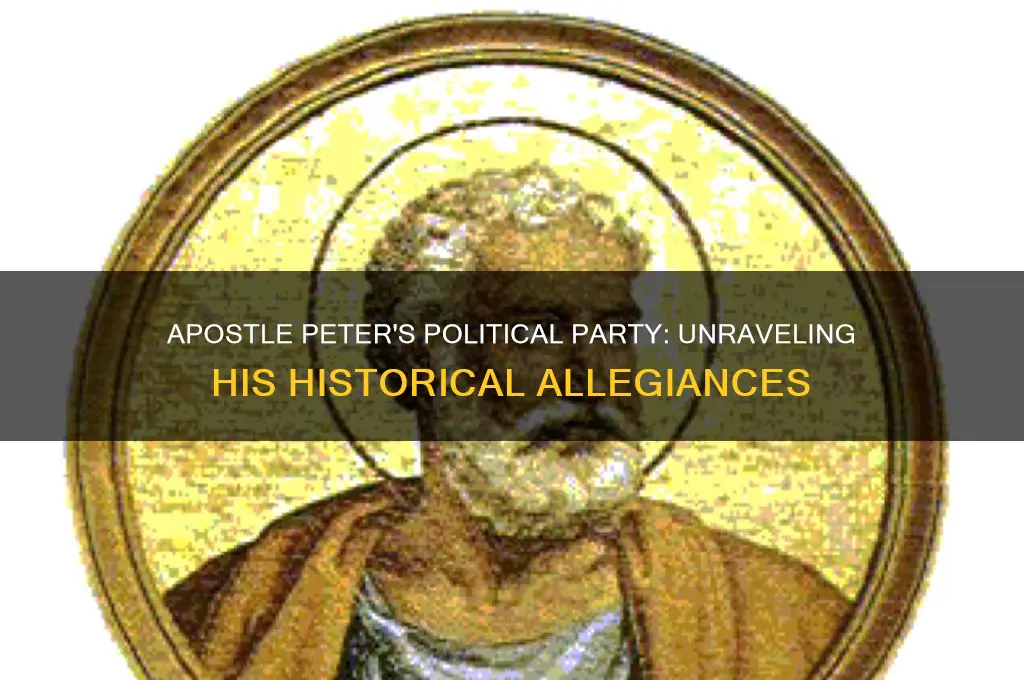 what political party was the apostle peter