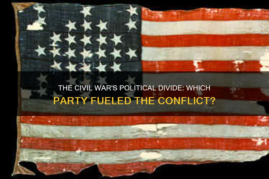 what political party was the civial war