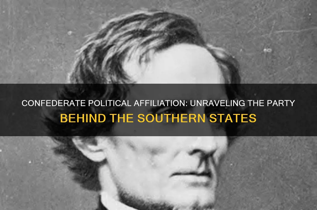 what political party was the confederates
