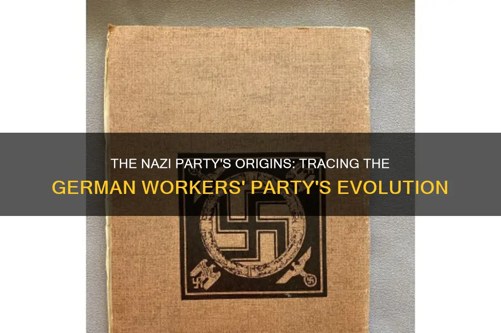 what political party was the forerunner of the nazi party