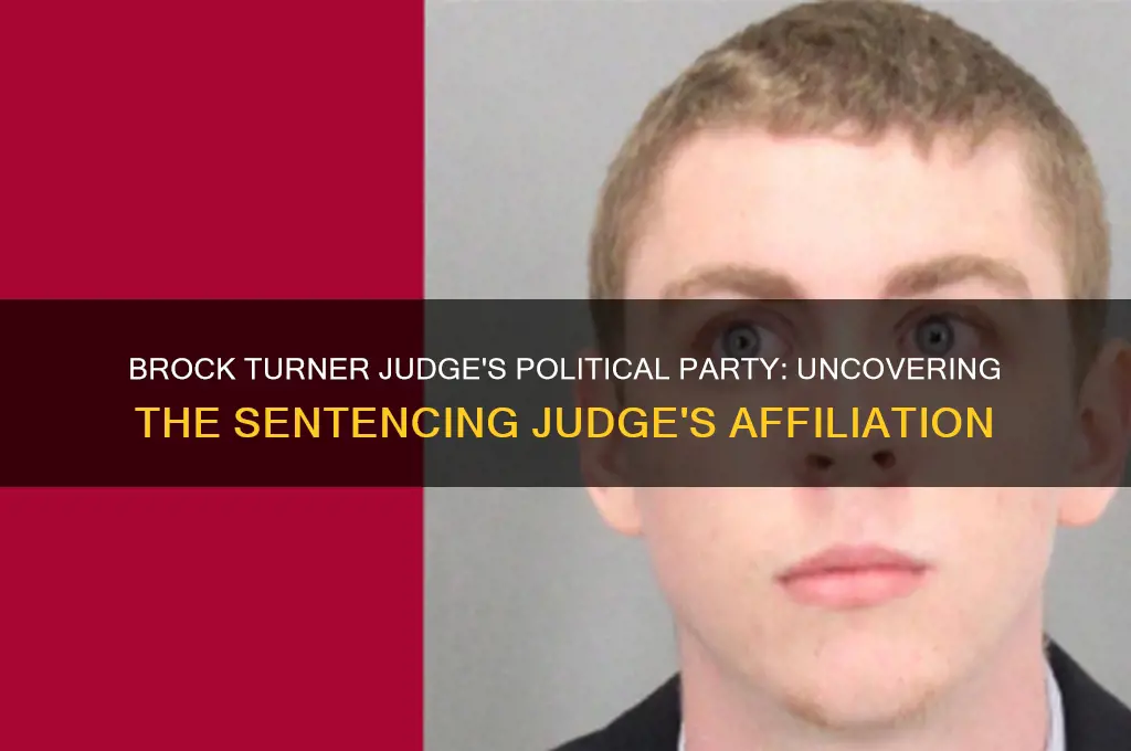 what political party was the judge that sentence brock