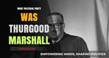 Thurgood Marshall's Political Party: Unraveling His Ideological Affiliation