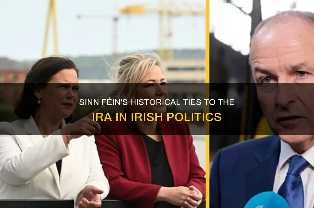 what political party was tied to the ira in ireland