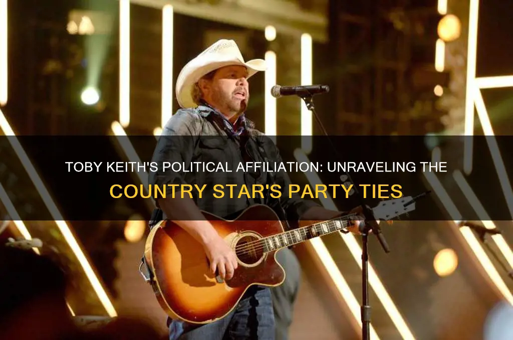 what political party was toby keith