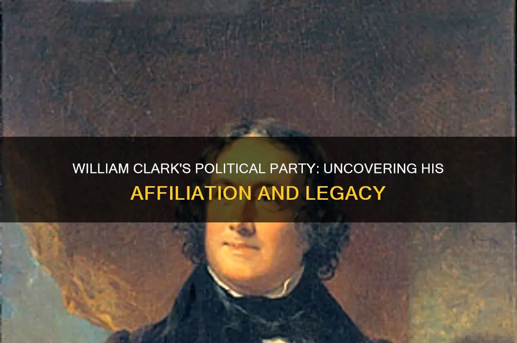 what political party was william clark