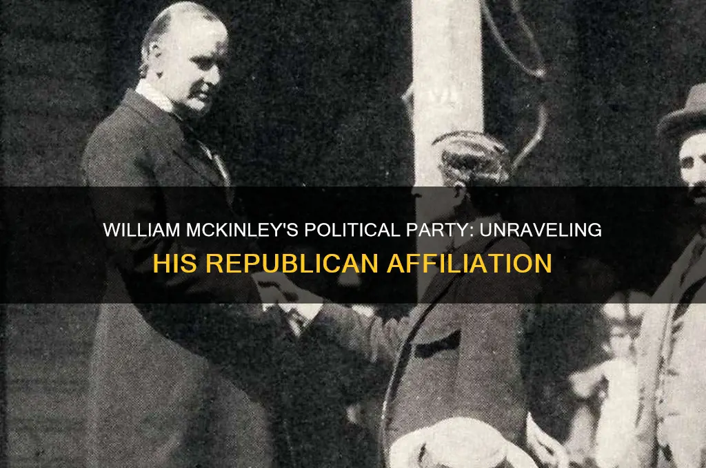 what political party was william mckinley