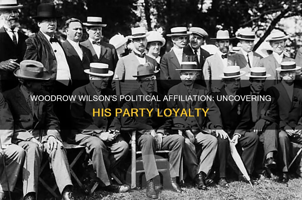 what political party was woodrow wilson affiliated with