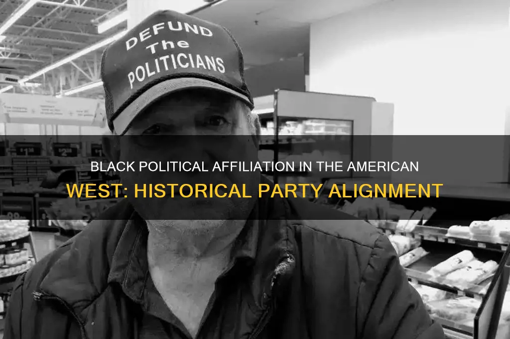 what political party were blacks in the west