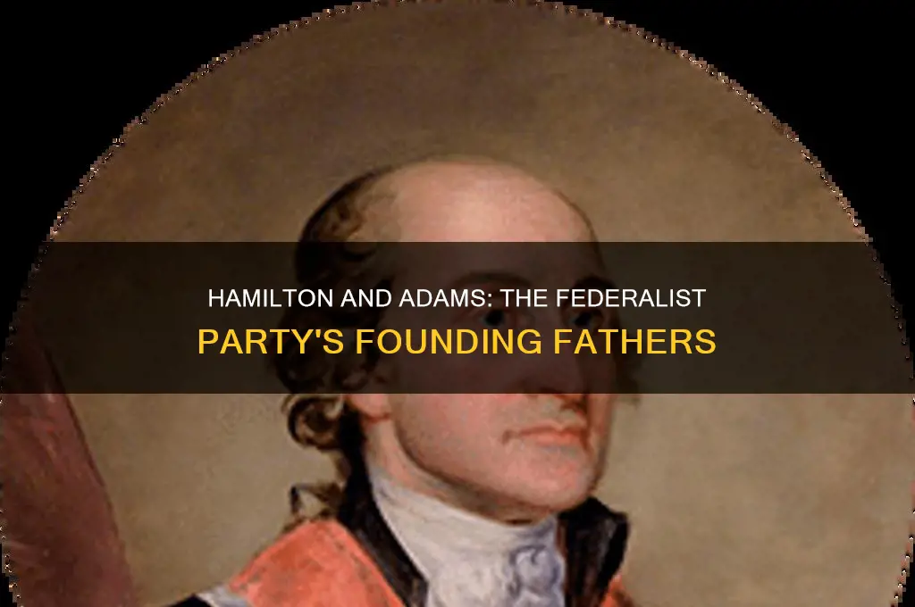 what political party were hamilton and adams part of