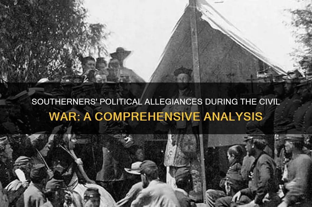 what political party were most southernets furing the civil war