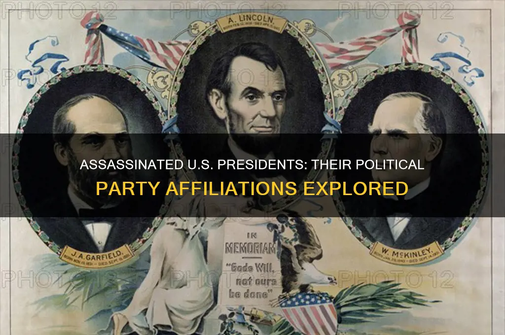 what political party were the assassinated presidents