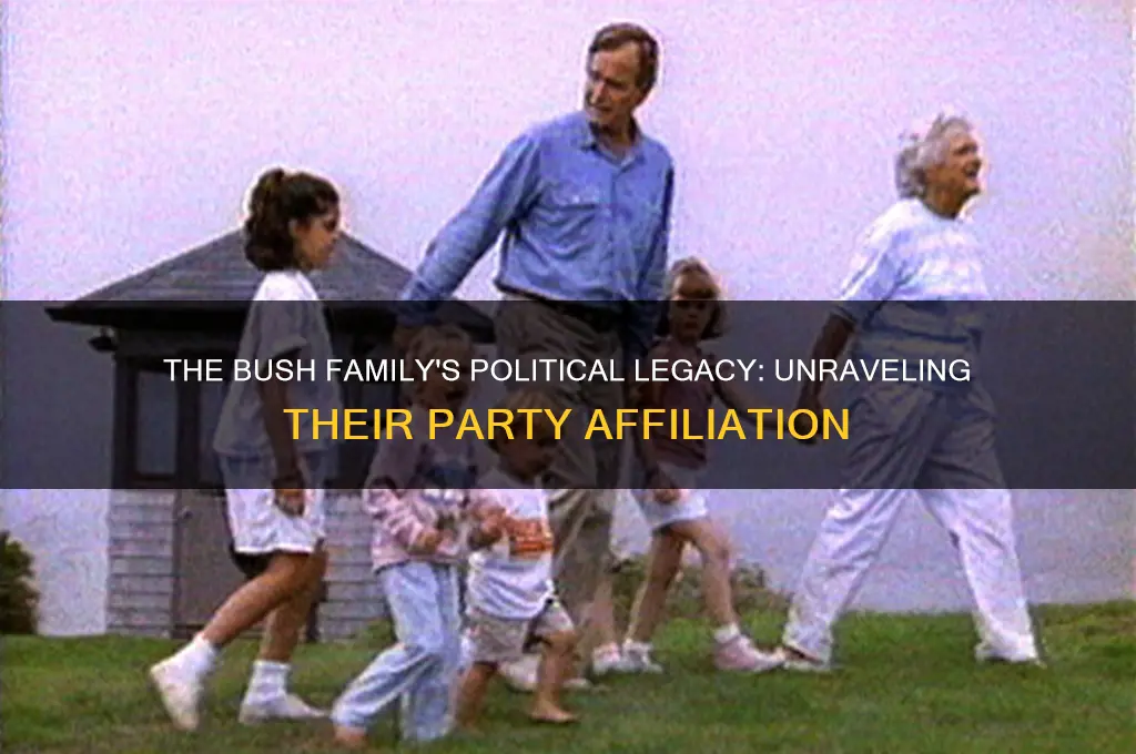 what political party were the bushes