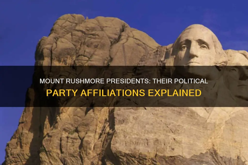 what political party were the presidents on mount rushmore
