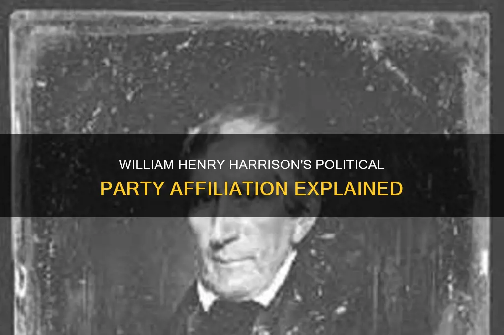 what political party william henry harrison burenpart of