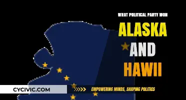Which Political Party Won Alaska and Hawaii in Recent Elections?