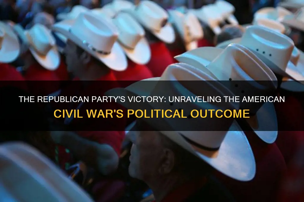 what political party won the american civil war