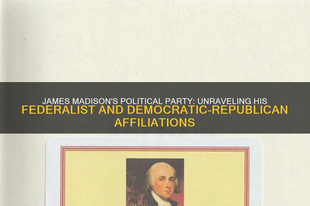 what political party wwas james madson