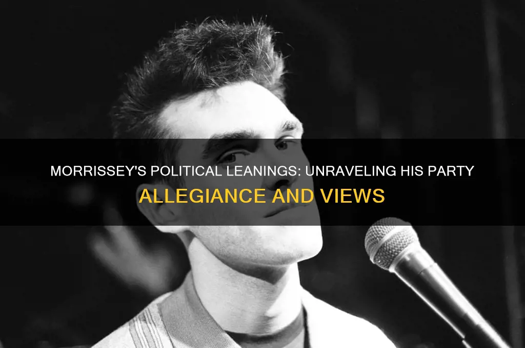 what political partydoes morrissey support