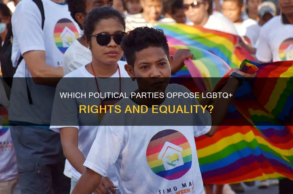 what political partys are anti-gay