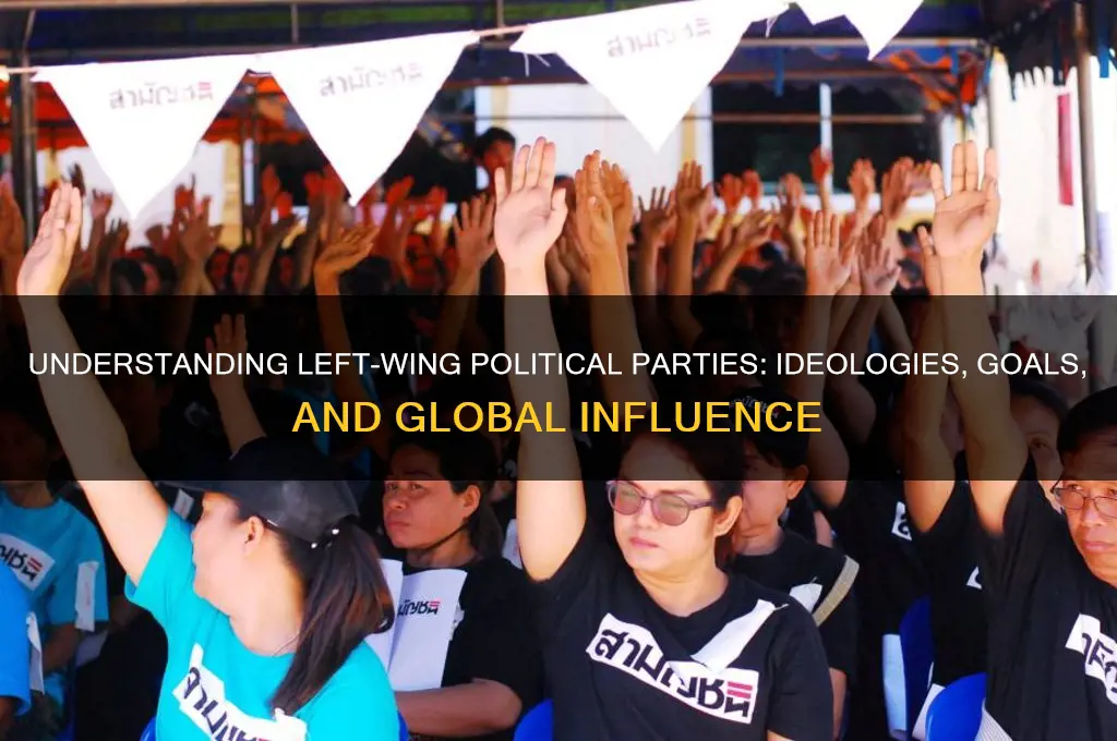 what political partys are on left