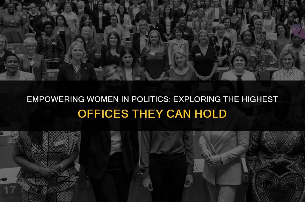 what political position can women hold
