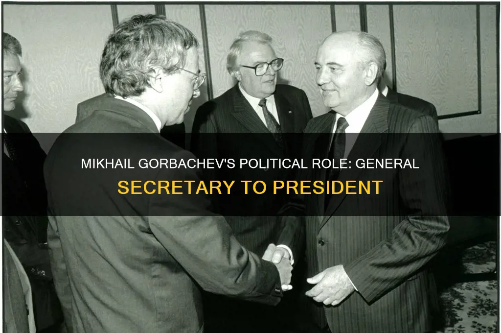 what political position was gorbachev