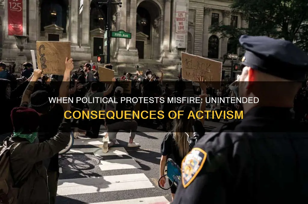 what political protest backfires