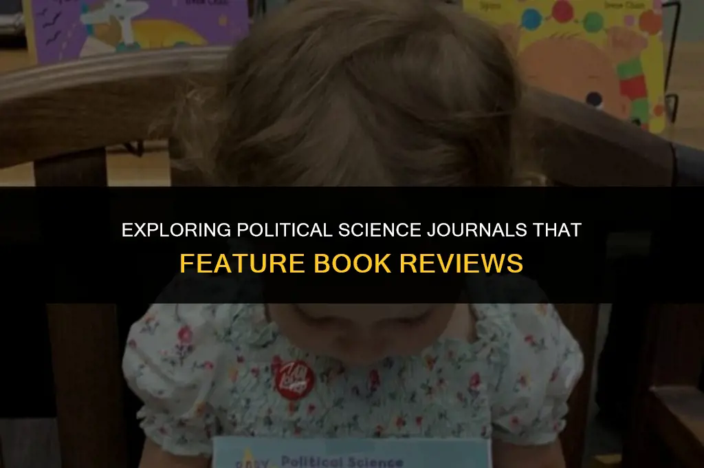 what political science journals publish book reviews