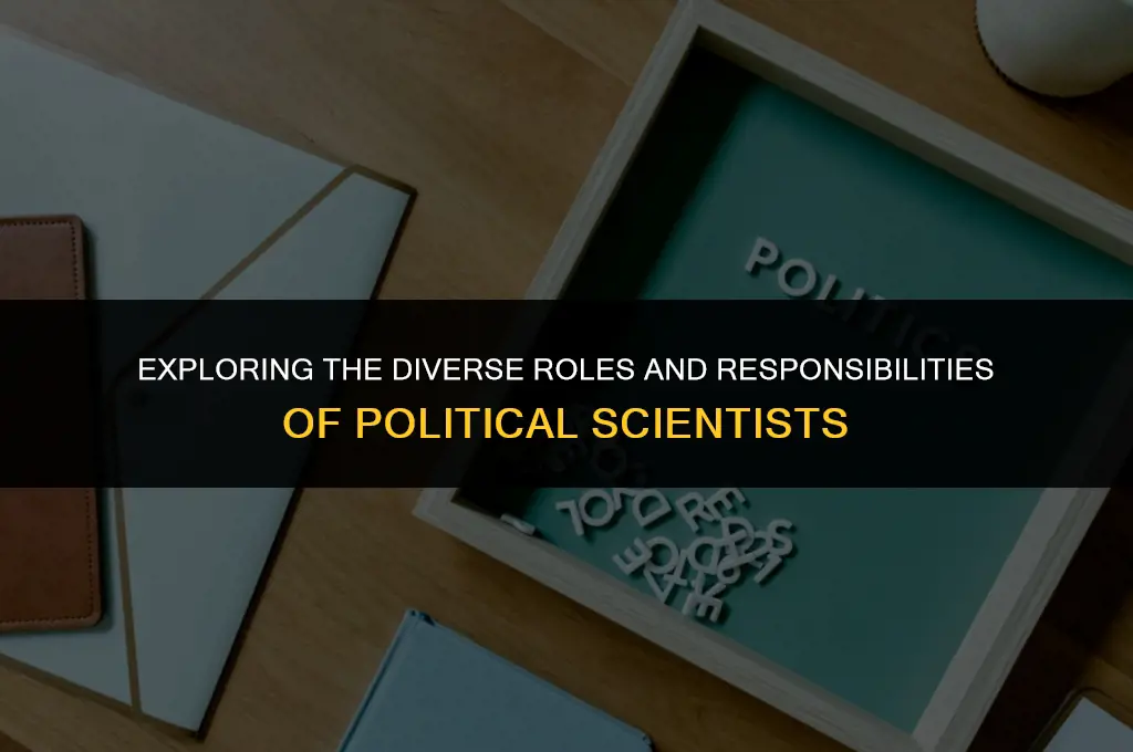 what political science people do