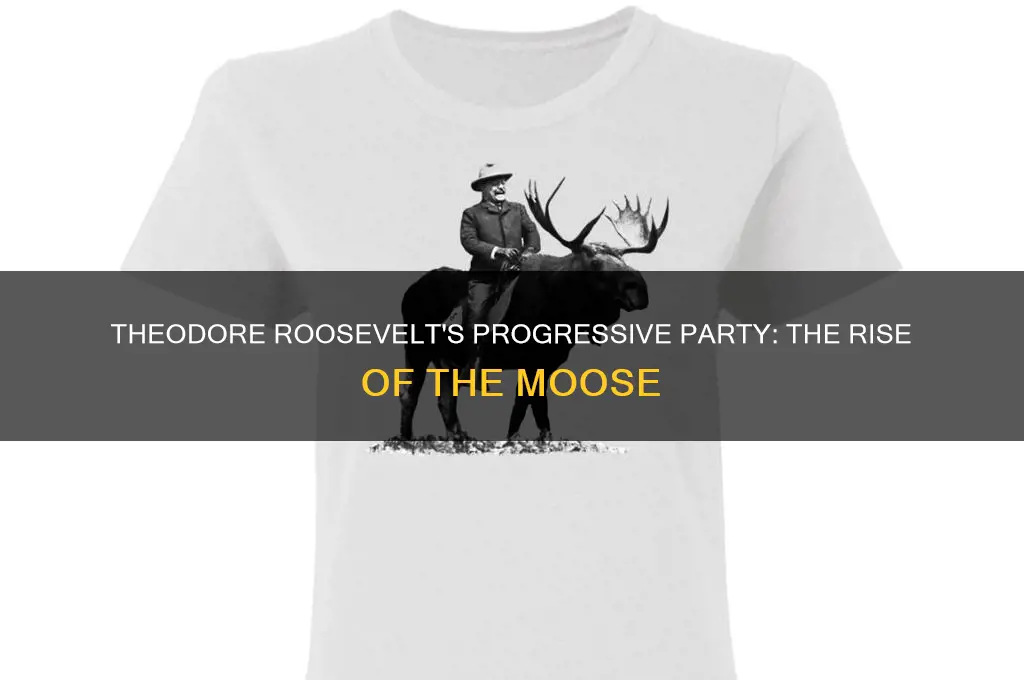 what political third party was theodore roosevelt moose