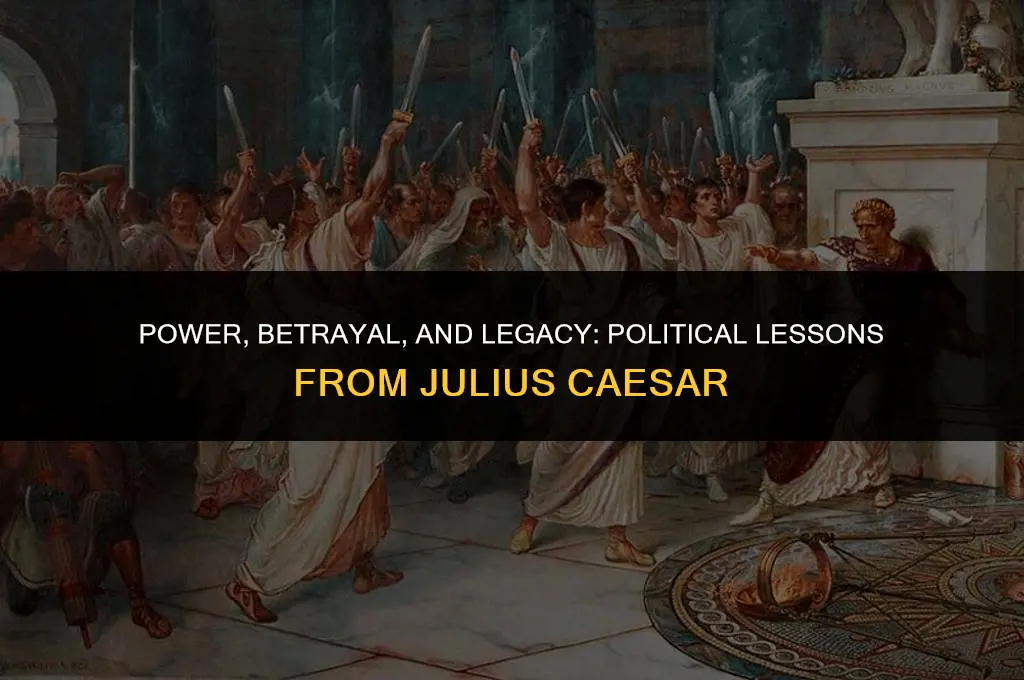 what political trues can we learn from julius caesar play