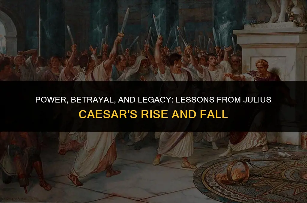 what political truths can be learned from julius caesar