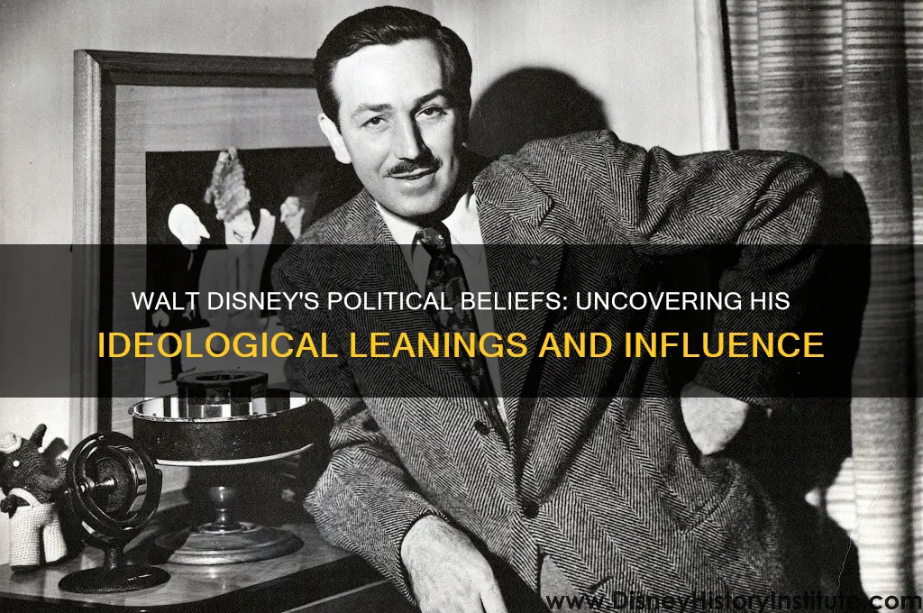 what political was walt disney