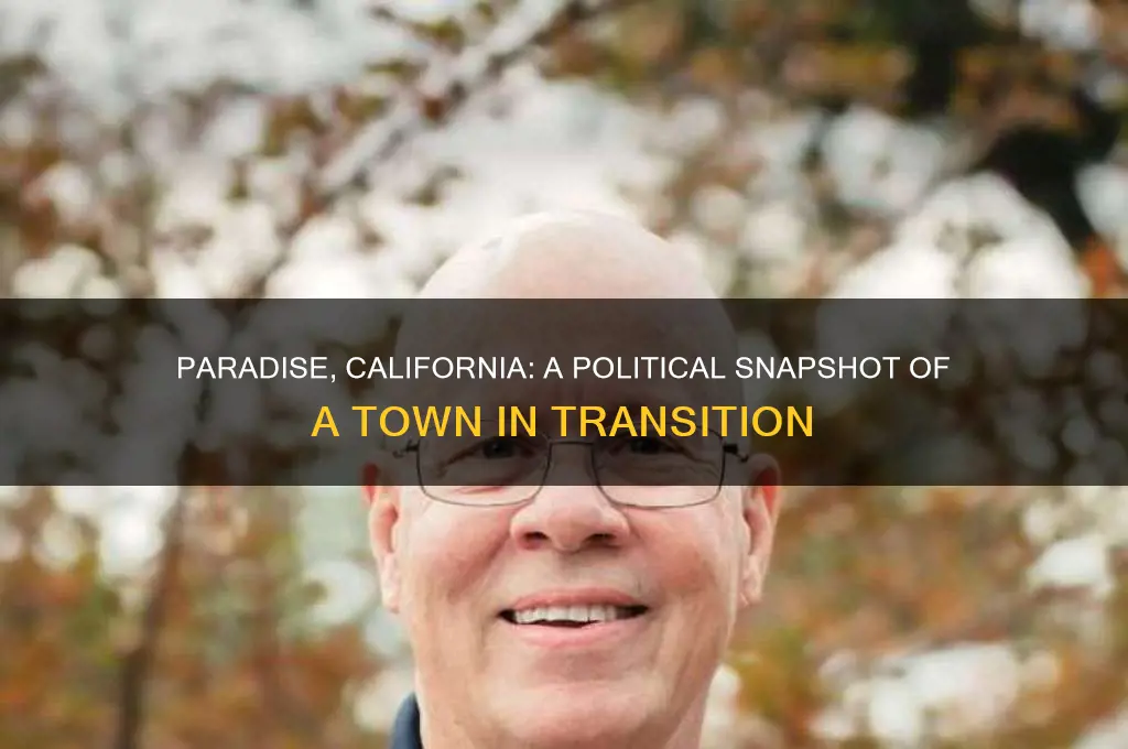 what politically is paradise california