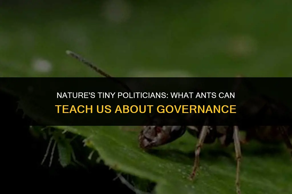 what politics can learn from ants